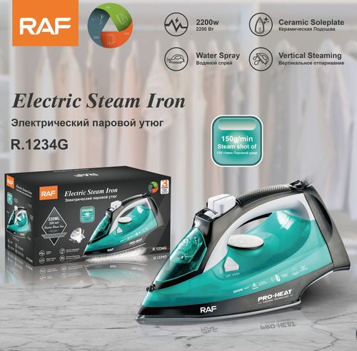 RAF [Exclusive cross-border supply] Household steam iron handheld hanging electric ironing iron dry and wet 2200W