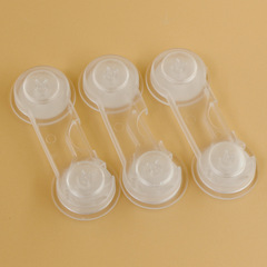 Dudu Bear Anti-Open Drawer Children's Safety Transparent Lock, Baby Anti-Pinch Safety Refrigerator Lock Cabinet Door Lock