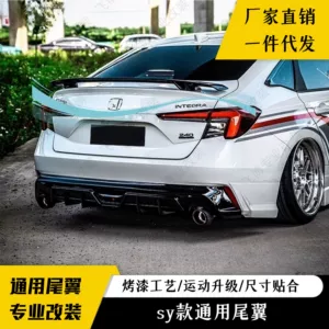 Universal avtomobil arxa spoyleri Honda Mazda üçün, deşiksiz modifikasiya