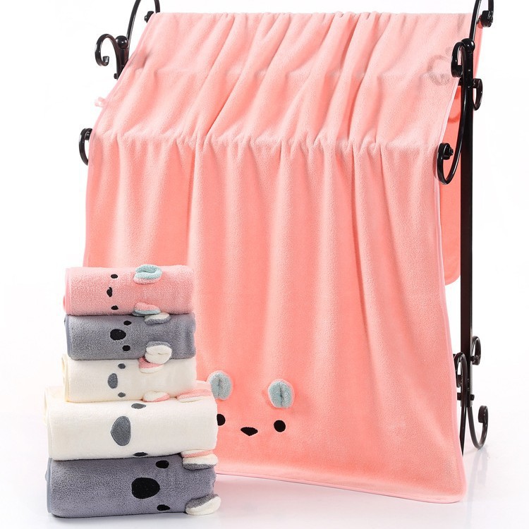 Cute quick dry bath towel for home use