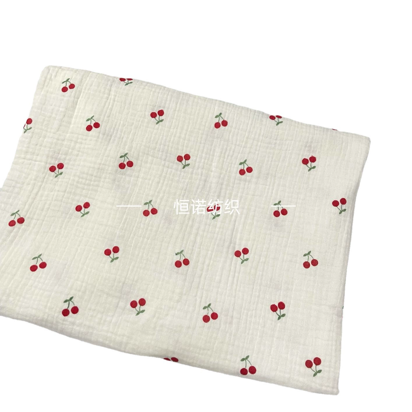Children's Cotton Gauze Pajama Set, Cherry Cartoon Homewear (Unisex)