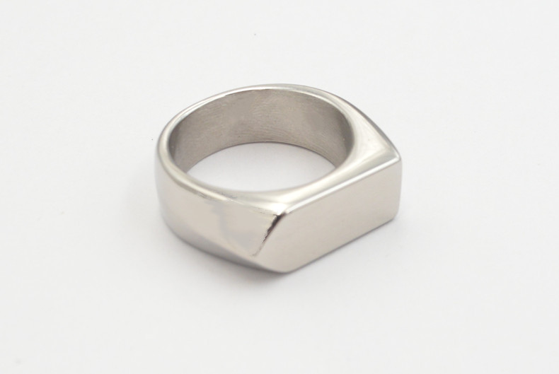 13g Weight Rings Classification 11, 12, 7 Ring Size 1 Piece Quantity Holiday, Daily Occasion Titanium Steel Material Geometric Pattern Unisex Gender Polishing Design Retro, Simple Style Style Retro Simple Style Geometric Titanium Steel Polishing Unisex Rings 8