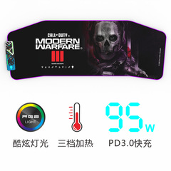 23種類の100w電気競争ゲームのデジタル表示タッチ無線充電暖かいテーブルマウスパッドpd3.0急速充電照明プレゼント