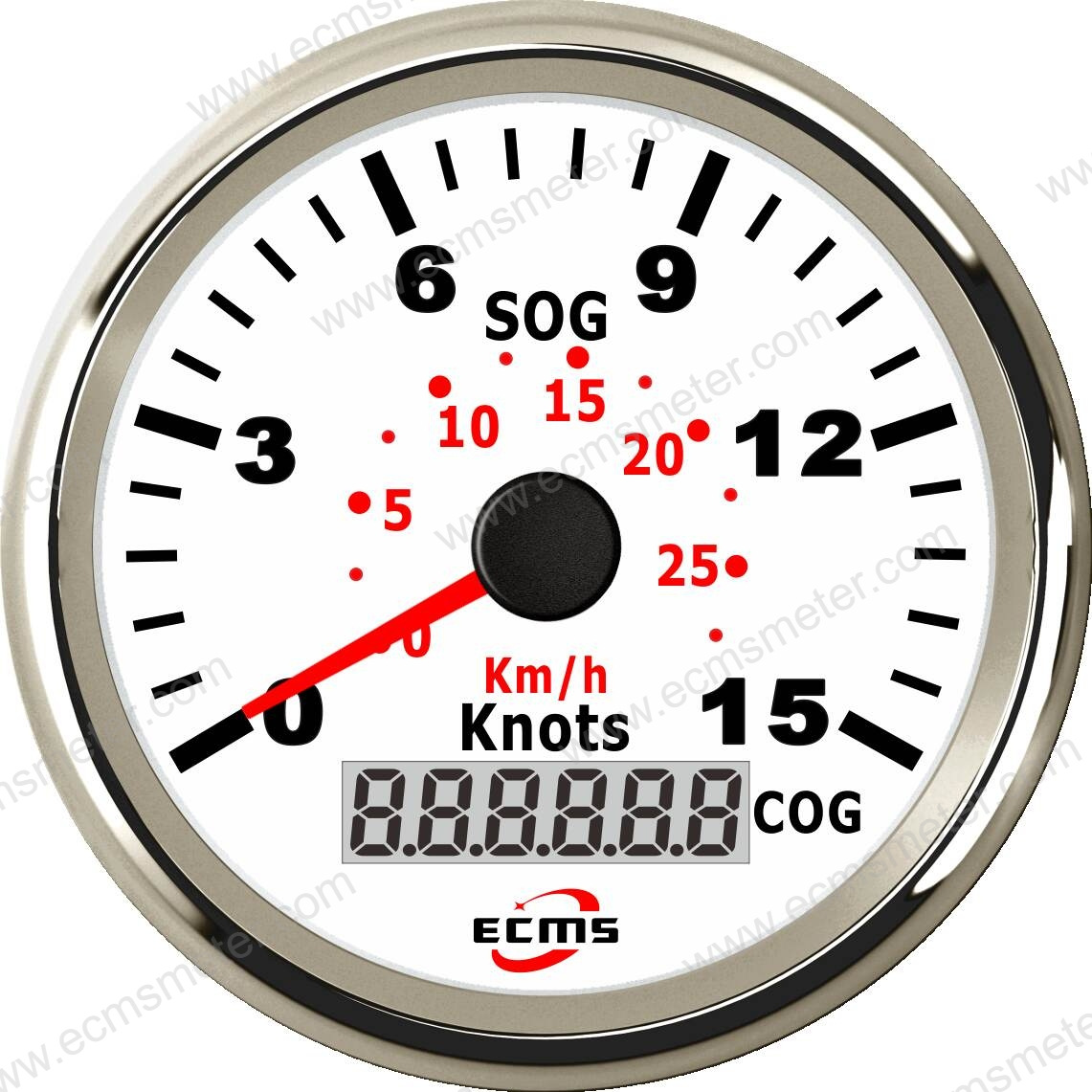ECP摩托艇快艇游轮渔船打捞船用船舶GPS速度表航速表15Knots