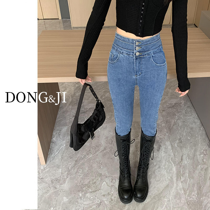 2026 New Women's High-Waisted Skinny Pencil Slim-Fit Slimming Black Jeans for Women 2026 New Women's High-Waisted Skinny Pencil Slim-Fit Slimming Black Jeans for Women
