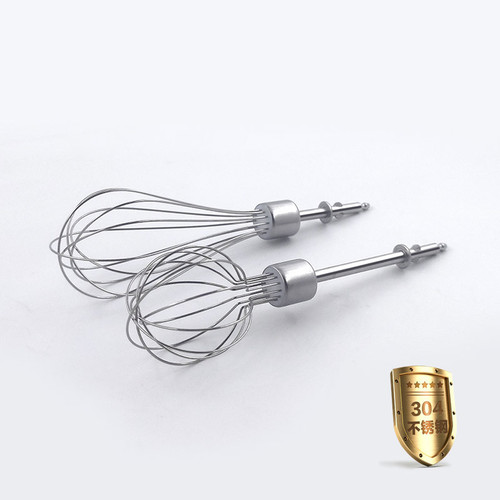 BG54 Wholesale Wireless Electric Egg Beater Accessories Stirring Rod 12-Line Egg Beating Rod Mixing Head 304 Stainless Steel Beater