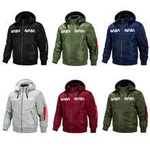 男装外套NASA联盟秋冬棉衣休闲夹克连帽保暖男女情侣外套新款潮品