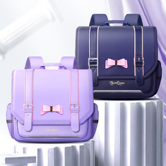 迪士尼英倫風書包小學生1到6年級女生艾莎公主升級款大容量雙肩包