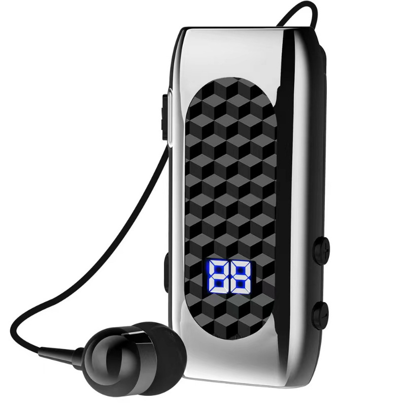 Transfronterizo DR13 collar telescópico cable auricular Bluetooth Universal Digital Display llamada de negocios 20H Número de vibración