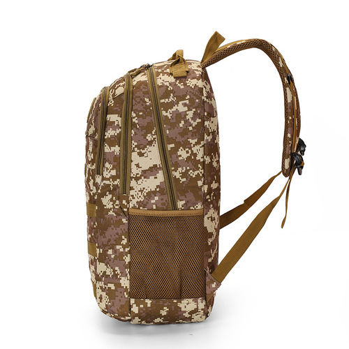 Outdoor backpack, mountaineering backpack, men's school bag, camouflage backpack, multi-functional travel three-level bag, large capacity for men and women