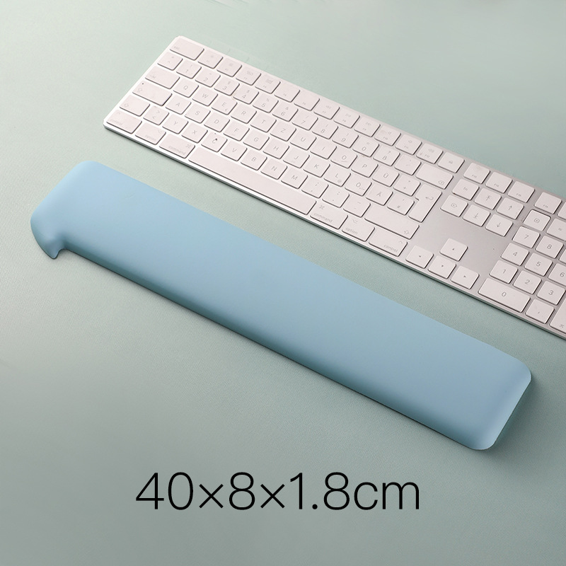 블루 PU 실리콘 키보드 트레이