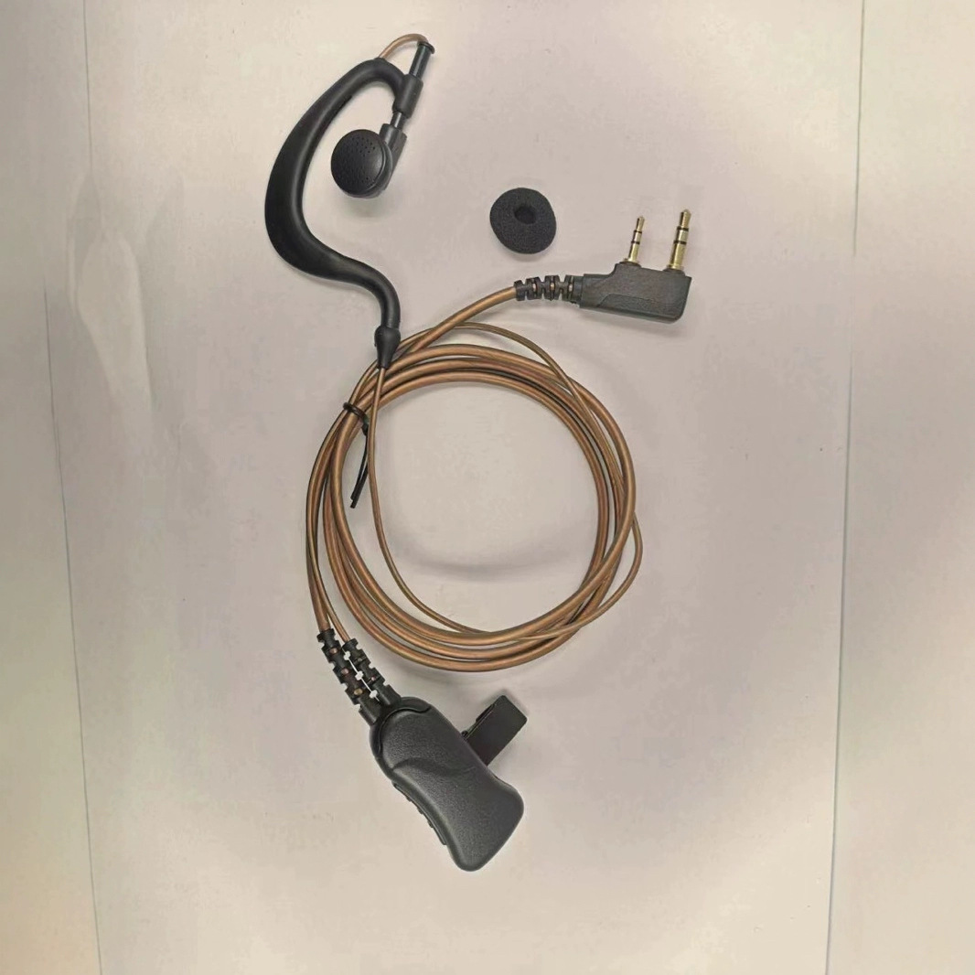(2개) KENWOOD TH-F6 TK-2170 BF BF-888S UV-5R 워키 토키 헤드셋 걸이 금선과 호환 가능