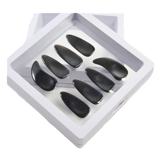 Source manufacturer wholesale horn guzheng nails double arc groove special guzheng armor for performance examination