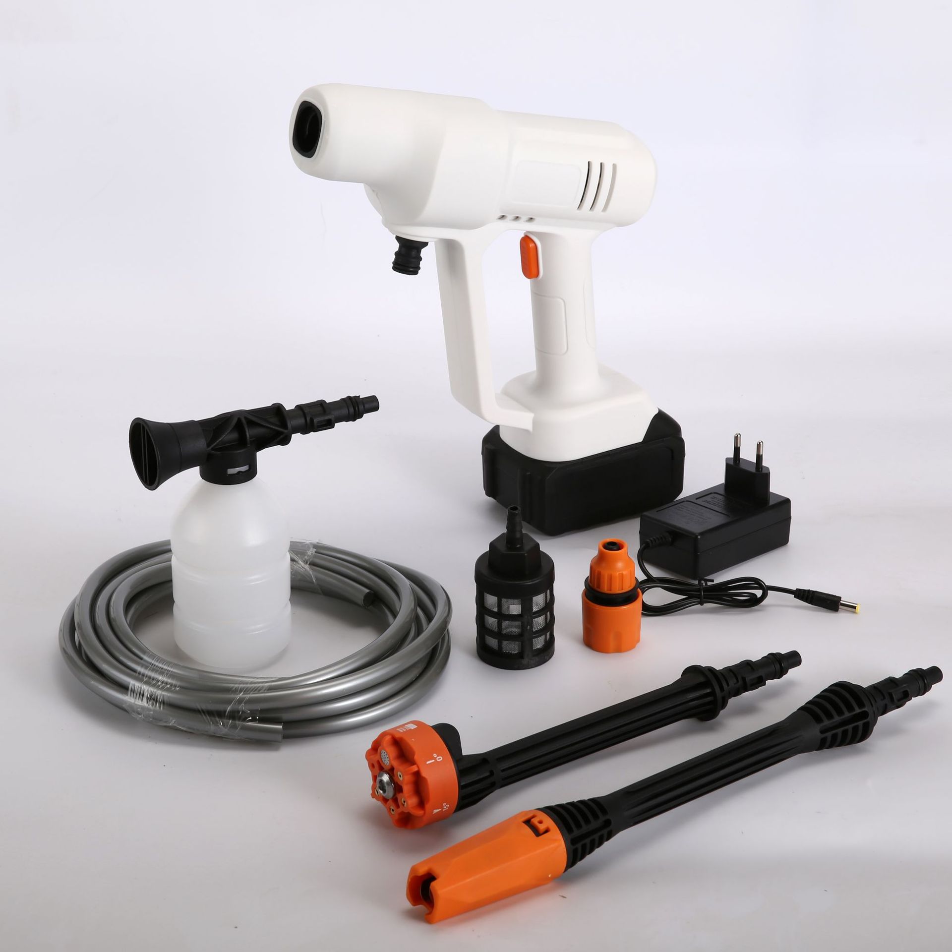 Wireless Car Wash Water Gun high pressure car household washing machine lithium battery rechargeable water grab powerful supercharged car wash artifact