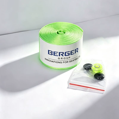 Car seat belt: of 4.8CM, suitable for most - fluorescent-green