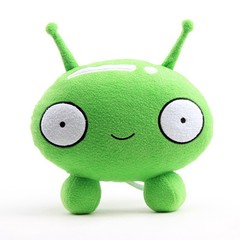 好质量 太空终界Final Space 绿色月饼Mooncake 毛绒公仔玩具抱枕