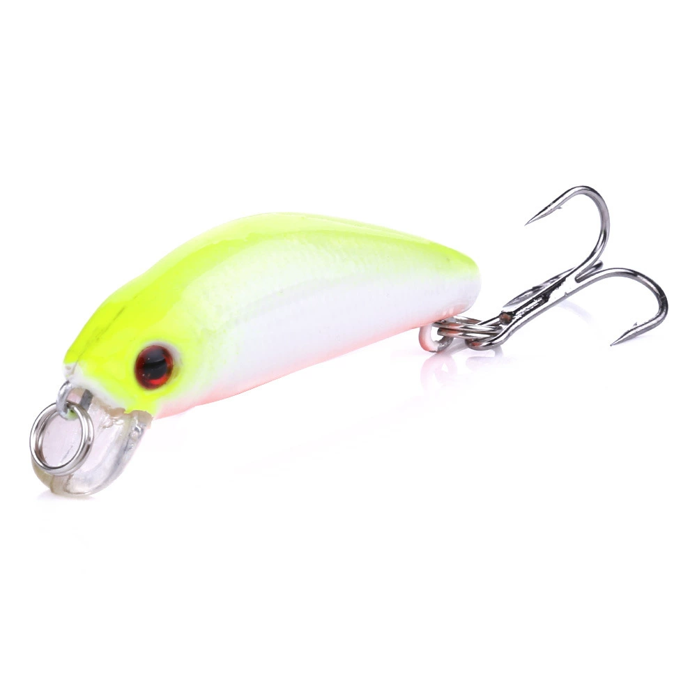 Luya Bait 3.8CM-2.2G, дальнобойная 3D-приманка для ловли пресноводного окуня с зондом и ртом, бионический, плохая оптовая продажа, трансграничная