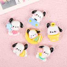 树脂小配件卡通帕恰狗冰箱贴发饰奶油胶手工配件制作diy饰品批发