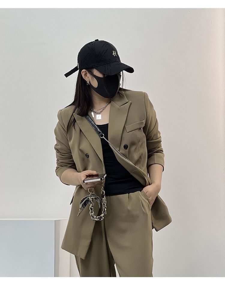 Blazer Décontracté Pour Femme Style Chic Et Élégant Automne Hiver_voghion.com