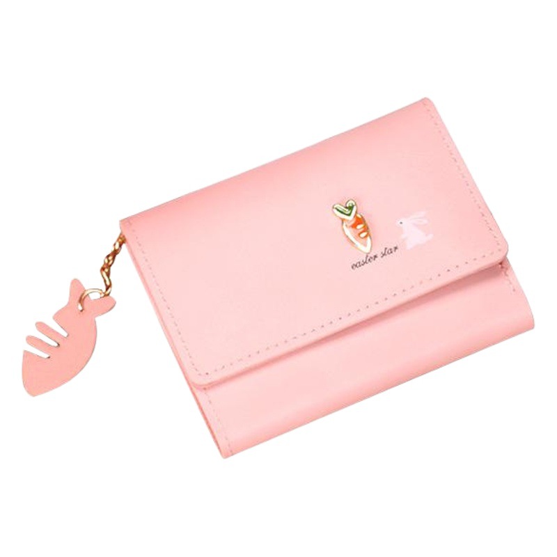 2023 nueva carpeta linda de las mujeres corto de Las Mujeres Pequeña cartera mini estudiante de estilo Coreano pequeño bolso de La Moneda titular de la tarjeta monedero