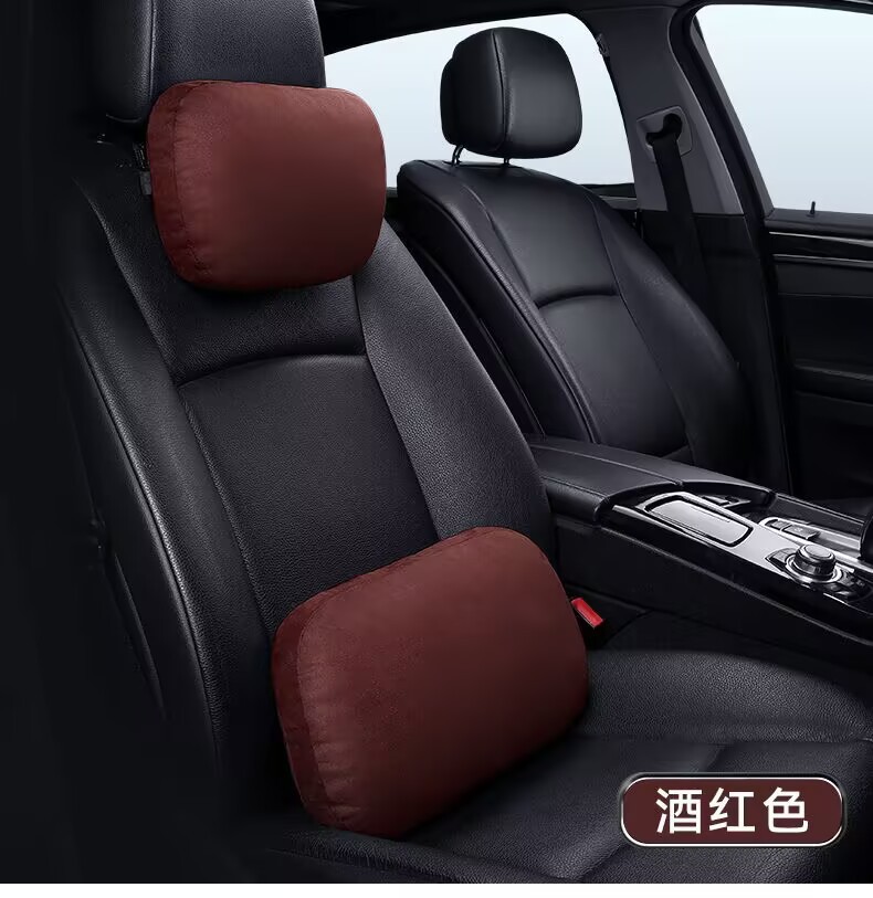 Car Lumbar Support Headrest Car Cushion Neck Pillow Cushion Car Seat Pillow Lumbar Cushion Waist Support Neck Pillow Lumbar Support
