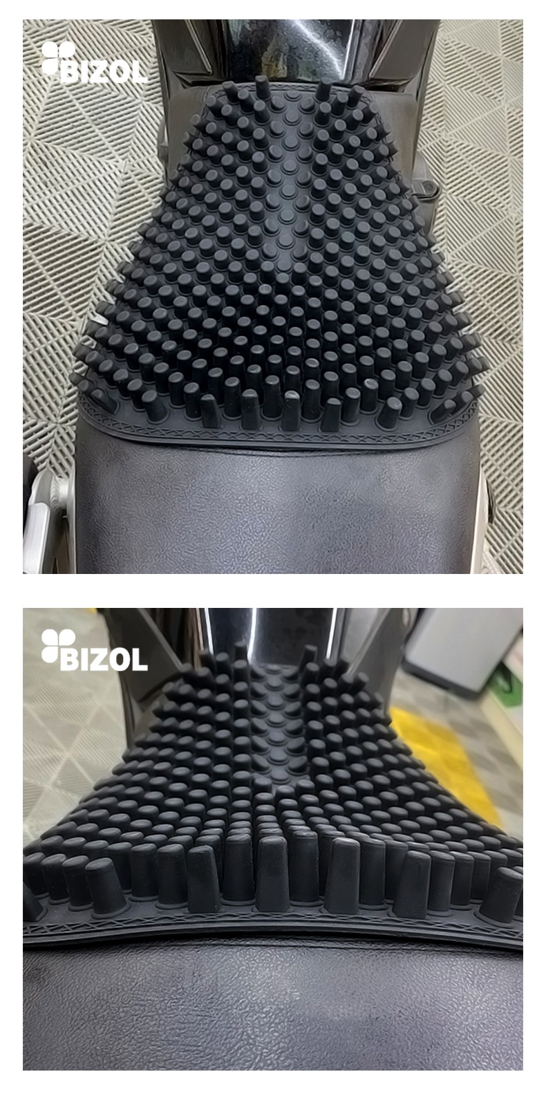 Summer Motorcycle Seat Cushion Silicone Sun Protection Waterproof Seat Cushion Electric Vehicle Takeaway Breathable Ventilation Shock Absorption Heat Insulation Seat Cover