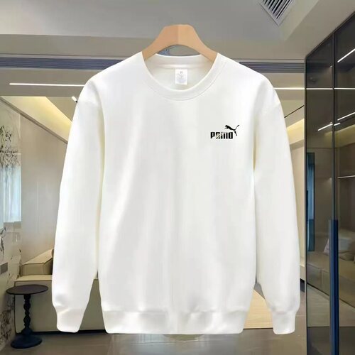 Autumn and winter new style Chinese cotton and velvet sweaters for men ins trend round neck sports casual all-match fashionable top