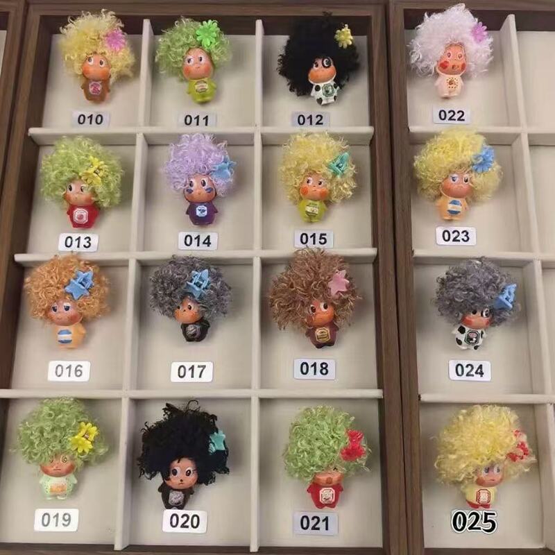 Trendy Wholesale: Popular Star People DIY Wig Curly Cute Trendy Figurine Decoration Supply