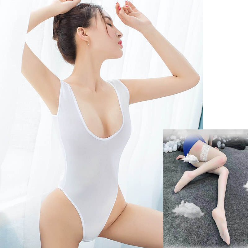 Traje de ropa interior sexy de agua muerta Super transparente ropa de pelo medias SM sexy mono abierto caliente