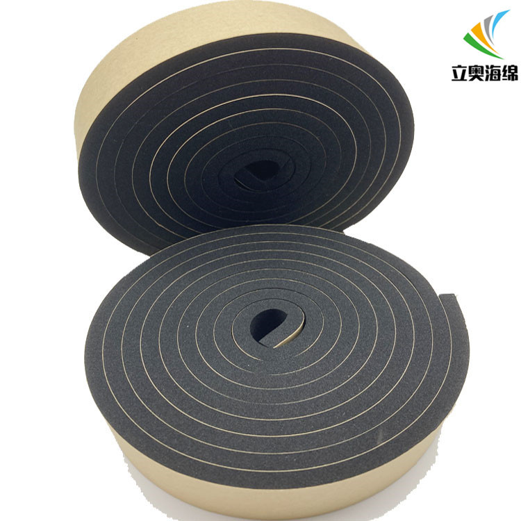 带胶EVA海绵条 建筑模板拼接填缝棉条 防止漏浆闭孔密封海绵胶条