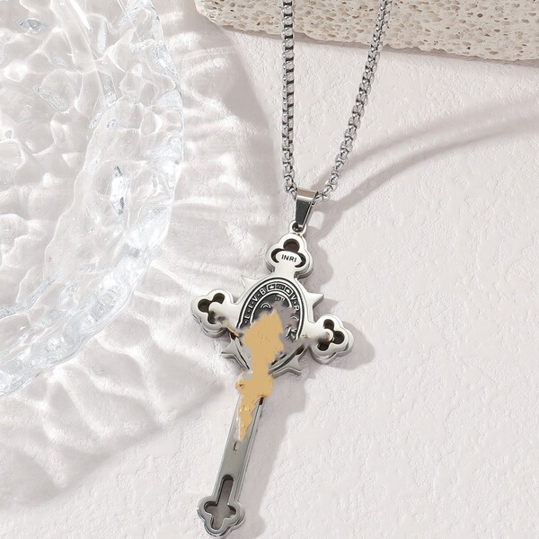 fashionable necklace stainless steel hip-hop style