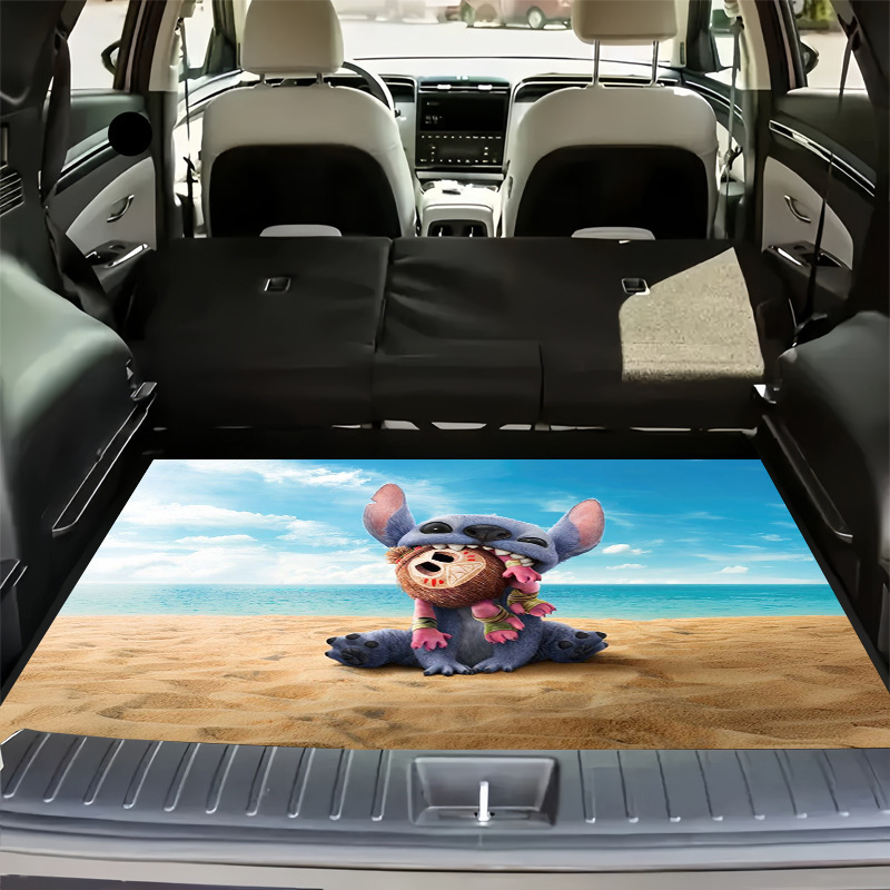 Temu Labeling Cartoon Zootopia Trunk Mat Is Stain-Resistant, Wear-Resistant and Easy to Care For. Car Floor Mats Can Be Shipped on Behalf of Others