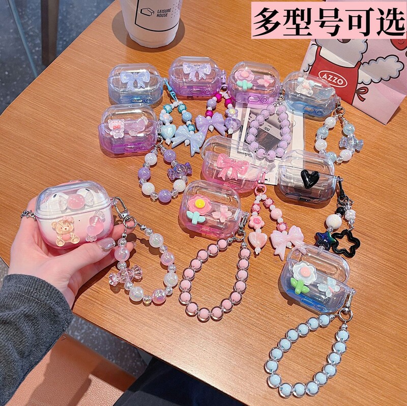 New Applicable Samsung Galaxy Buds3pro/2/live Bluetooth Headset Protective Case Cartoon Transparent Soft Case New Applicable Samsung Galaxy Buds3pro/2/live Bluetooth Headset Protective Case Cartoon Transparent Soft Case