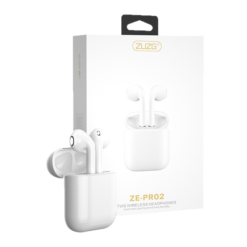 ZUZG TWS Bluetooth ヘッドセット プロ インイヤー 第 2 世代、第 4 世代、第 5 世代の高品質の音楽と通話のワイヤレス ヘッドセット