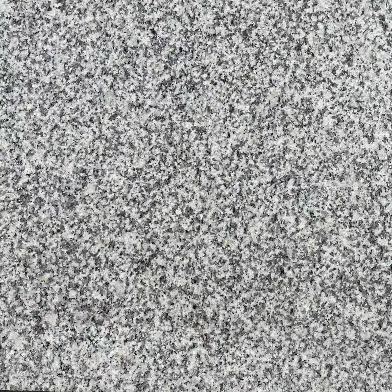 芝麻白石材白麻花岗岩新疆工厂定制地铺石路缘石盲道圆球挡车柱