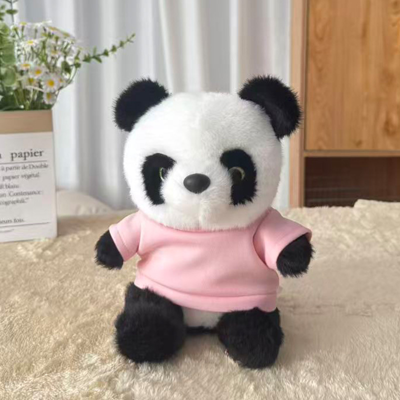 Dollos lindos de peluche, muñecas de ropa, muñecas de denim, Sichuan, Chengdu, recuerdos, logotipo