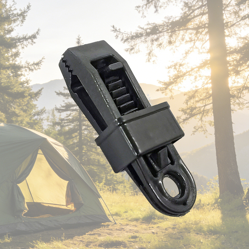 Camping Outdoor Tent Tarp Windproof Fixing Clips, Tarpaulin Rainproof Plastic Clips, Multifunctional Wind Rope Clips
