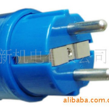 欧标防水两极插头16A220V防水欧式插头防溅工业欧式插头批发