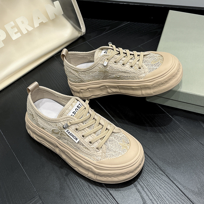 Women's Shoes with Wide Fat Feet 2025 Summer Large Size Women's Shoes 41-43 Fisherman's Shoes Mesh Panel Shoes One-Leg Thick-Soled Shoes Women's Shoes with Wide Fat Feet 2025 Summer Large Size Women's Shoes 41-43 Fisherman's Shoes Mesh Panel Shoes One-Leg Thick-Soled Shoes