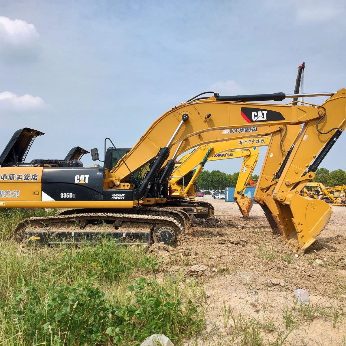 Exportaciones de Zhejiang Lianyungang declaración de aduana de segunda mano Carter305 305 307 320 330 360 excavadora