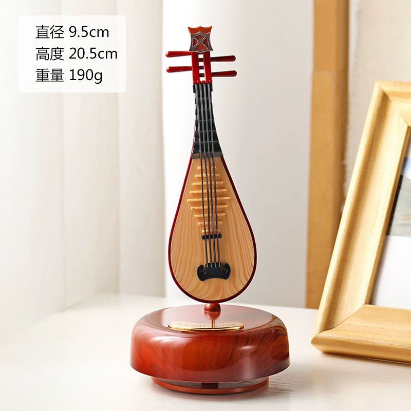 Классические маленькие музыкальные инструменты, вращающаяся музыкальная шкатулка
