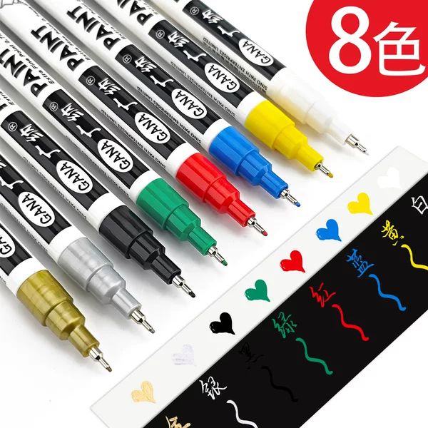 Guangna Sp150 Paint Pen 0.7mm Ultra-Fine Tip Needle Tube Paint Marker Pen Oil-Based Waterproof Marking Pen