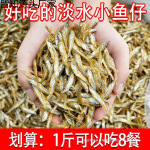 湖南产小公鱼干货农家小鱼干淡水鱼干无盐小鱼仔不苦干鱼子100g