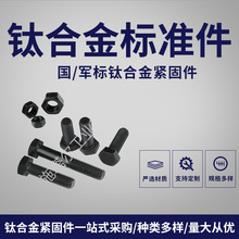 厂家销售 高强度钛合金螺栓 TA2纯钛内六方螺栓 来图生产加工