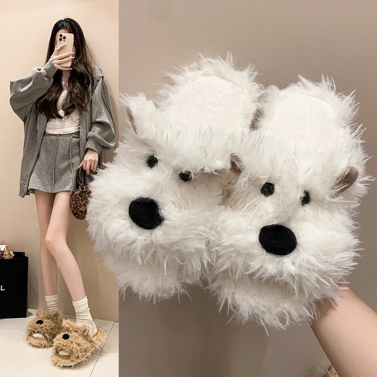 These Puppy Slippers Are so Cute, Stylish and Versatile, and Wearing Them Will Make You a Goddess!