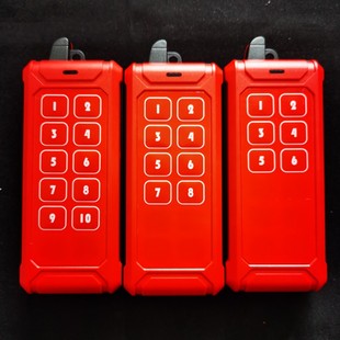 Red armor leopard remote control with grade EV1527 chip for industrial military industry to talk about 6 keys 8 keys 10 keys 12 keys