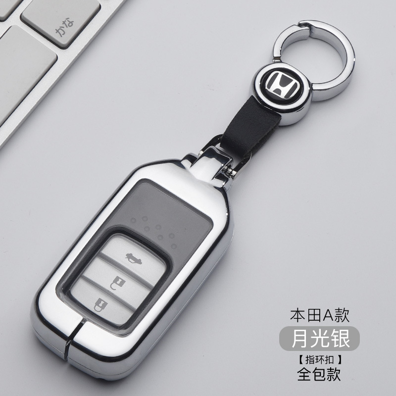 (Button all inclusive) type A moonlight silver + ring buckle