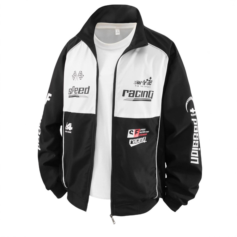 Oversize Motorcycle Racing Suit Baseball Jacket Jacket for Men and Women Autumn and Winter New Fashion Brand Loose American Style. Jacket Cotton Oversize Motorcycle Racing Suit Baseball Jacket Jacket for Men and Women Autumn and Winter New Fashion Brand Loose American Style. Jacket Cotton
