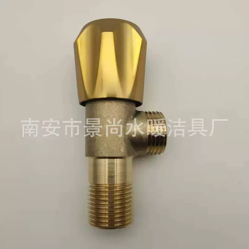 Self -produced red -rushing bronze triangular valve toilet inlet switch in the water switch, one out of the hot and cold water, open the triangle valve, open the triangle valve