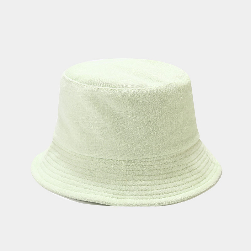 INS nuevo estilo toalla tablero de luz sombrero de pescador de los hombres de moda Otoño e Invierno estilo japonés artístico fresco sombrero de lavabo de color sólido para niños image 13